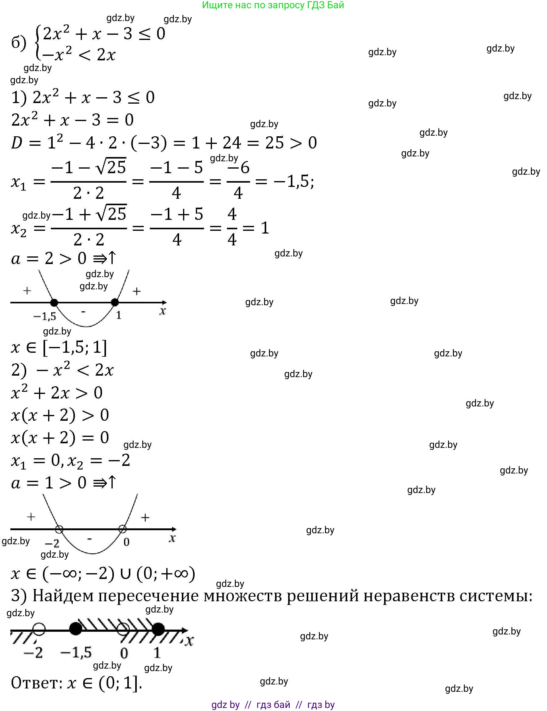 Алгебра, 8 класс Учебник, авторы: Арефьева Ирина Глебовна, Пирютко Ольга Николаевна, издательство Адукацыя i выхаванне, Минск, 2024, бирюзового цвета, страница 207, номер 3.206, Решение (продолжение 2)