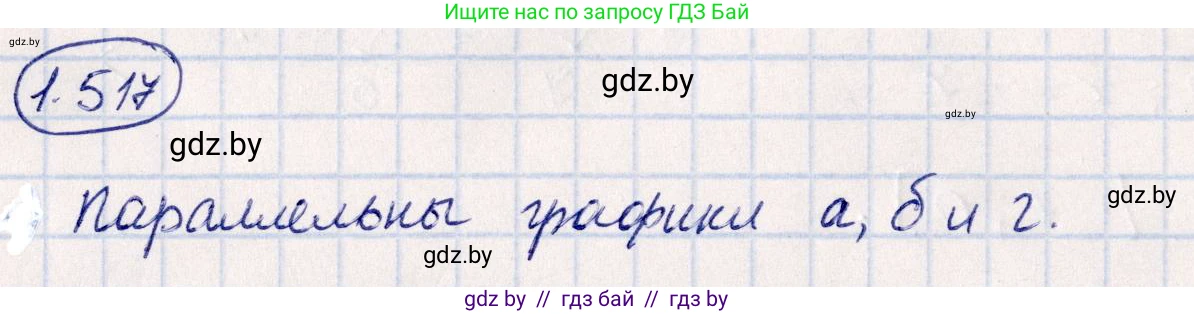 Алгебра, 10 класс Учебник, авторы: Арефьева Ирина Глебовна, Пирютко Ольга Николаевна, издательство Народная асвета, Минск, 2019, голубого цвета, страница 152, номер 1.517, Решение