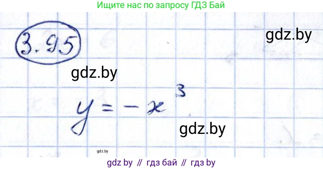 Алгебра, 10 класс Учебник, авторы: Арефьева Ирина Глебовна, Пирютко Ольга Николаевна, издательство Народная асвета, Минск, 2019, голубого цвета, страница 253, номер 3.95, Решение