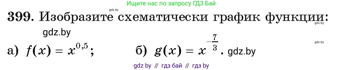 Алгебра, 11 класс Учебник, авторы: Арефьева Ирина Глебовна, Пирютко Ольга Николаевна, издательство Народная асвета, Минск, 2020, бирюзового цвета, страница 218, номер 399, Условие