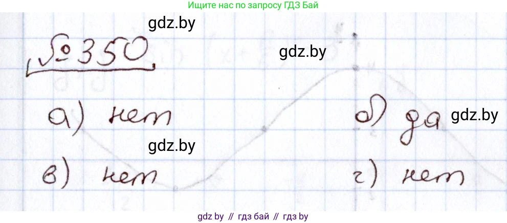 Алгебра, 11 класс Учебник, авторы: Арефьева Ирина Глебовна, Пирютко Ольга Николаевна, издательство Народная асвета, Минск, 2020, бирюзового цвета, страница 212, номер 350, Решение