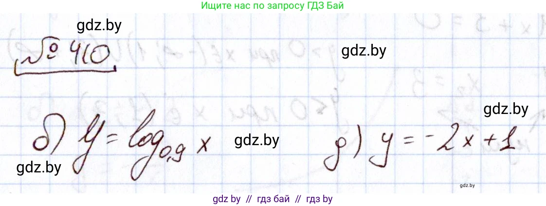 Алгебра, 11 класс Учебник, авторы: Арефьева Ирина Глебовна, Пирютко Ольга Николаевна, издательство Народная асвета, Минск, 2020, бирюзового цвета, страница 220, номер 410, Решение