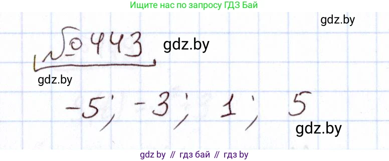 Алгебра, 11 класс Учебник, авторы: Арефьева Ирина Глебовна, Пирютко Ольга Николаевна, издательство Народная асвета, Минск, 2020, бирюзового цвета, страница 226, номер 443, Решение