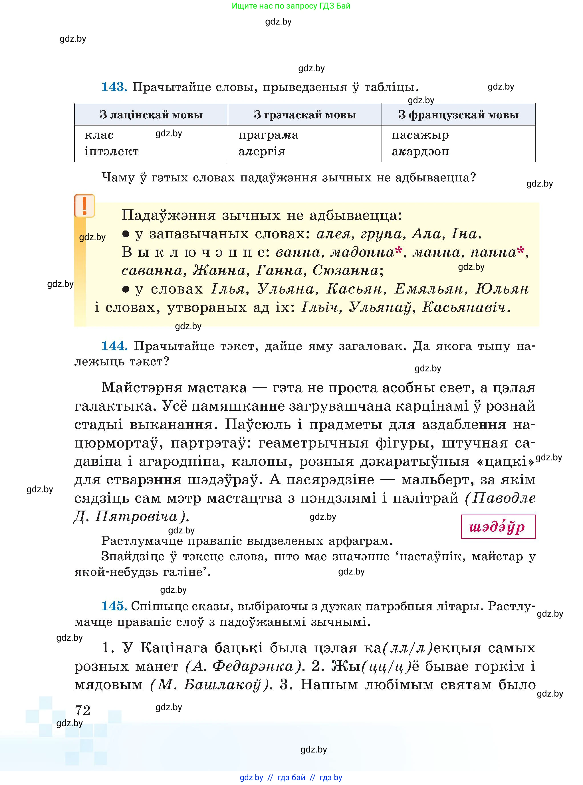 Белорусский язык (Беларуская мова), 5 класс Учебник, авторы: Валочка Ганна Міхайлаўна, Зелянко Вольга Уладзіміраўна, Мартынкевіч Святлана Васільеўна, Якуба Святлана Міхайлаўна, издательство Акадэмія адукацыі, Минск, 2024, голубого цвета, Частка 2, страница 38, номер 72, Условие