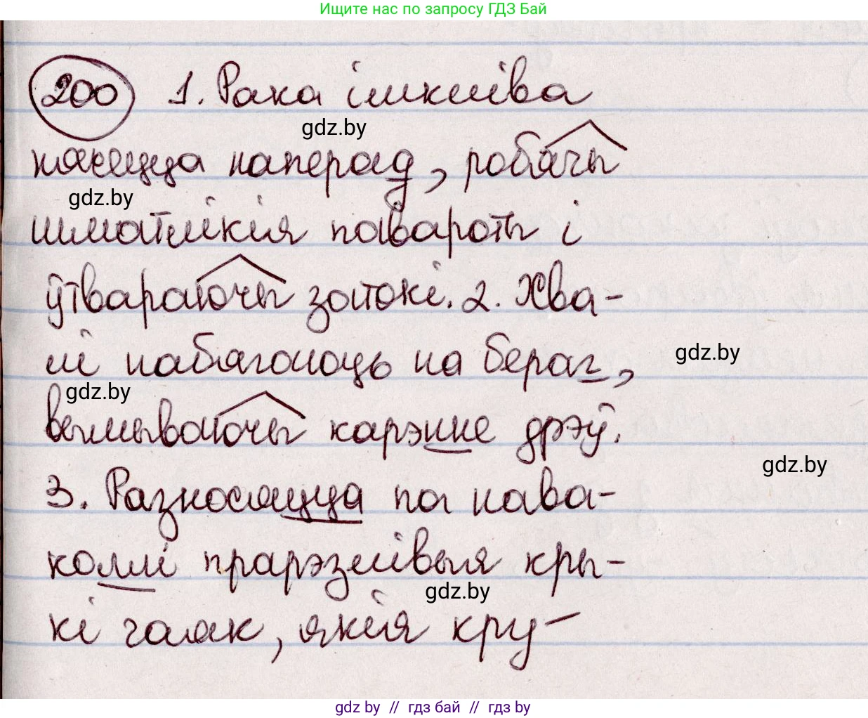 Белорусский язык (Беларуская мова), 7 класс Учебник, авторы: Валочка Ганна Міхайлаўна, Зелянко Вольга Уладзіміраўна, Язерская Святлана Анатольеўна, издательство Нацыянальны інстытут адукацыі, Минск, 2020, страница 113, номер 200, Решение