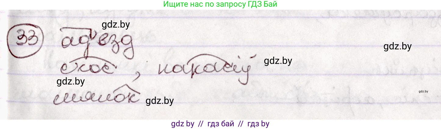 Белорусский язык (Беларуская мова), 7 класс Учебник, авторы: Валочка Ганна Міхайлаўна, Зелянко Вольга Уладзіміраўна, Язерская Святлана Анатольеўна, издательство Нацыянальны інстытут адукацыі, Минск, 2020, страница 24, номер 33, Решение