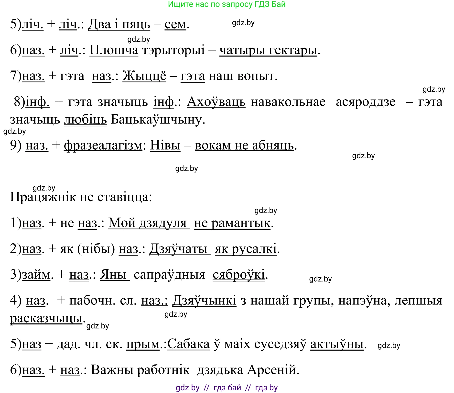 Белорусский язык (Беларуская мова), 8 класс Учебник, авторы: Бадзевіч Зінаіда Іванаўна, Саматыя Ірына Мікалаеўна, издательство Нацыянальны інстытут адукацыі, Минск, 2020, страница 96, номер 141, Решение (продолжение 2)