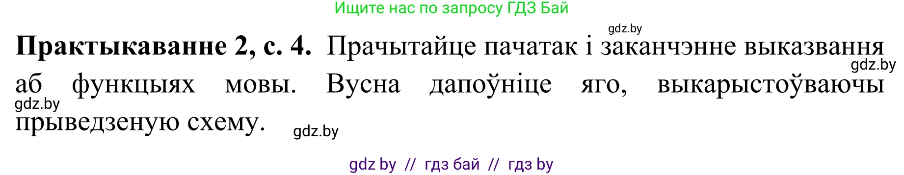 Белорусский язык (Беларуская мова), 10 класс Учебник, авторы: Валочка Ганна Міхайлаўна, Васюковіч Людміла Сяргееўна, Зелянко Вольга Уладзіміраўна, Міхнёнак С С, Якуба Святлана Міхайлаўна, издательство Нацыянальны інстытут адукацыі, Минск, 2020, страница 4, номер 2, Решение 1