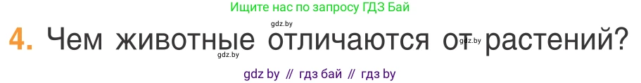 Биология, 6 класс Учебник, автор: Лисов Николай Дмитриевич, издательство Народная асвета, Минск, 2021, зелёного цвета, страница 39, номер 4, Условие