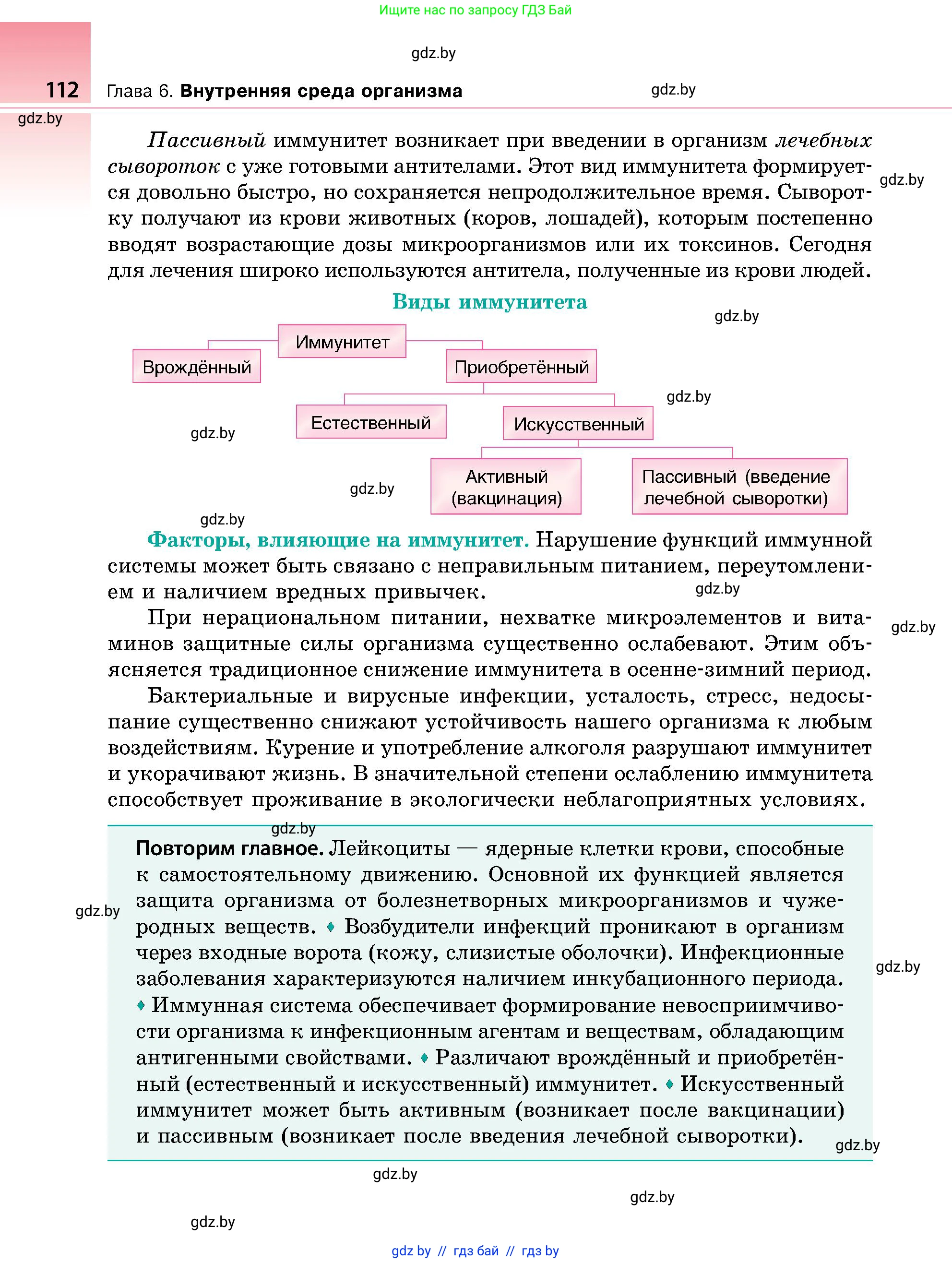 Биология, 9 класс Учебник, авторы: Борисов Олег Леонидович, Антипенко Алеся Анатольевна, Рогожников Олег Николаевич, издательство Адукацыя i выхаванне, Минск, 2025, бирюзового цвета, страница 112