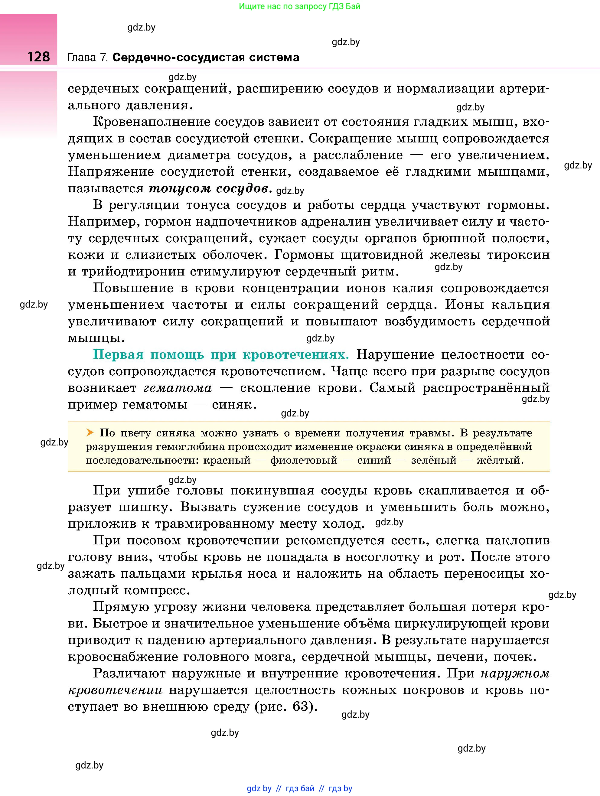 Биология, 9 класс Учебник, авторы: Борисов Олег Леонидович, Антипенко Алеся Анатольевна, Рогожников Олег Николаевич, издательство Адукацыя i выхаванне, Минск, 2025, бирюзового цвета, страница 128