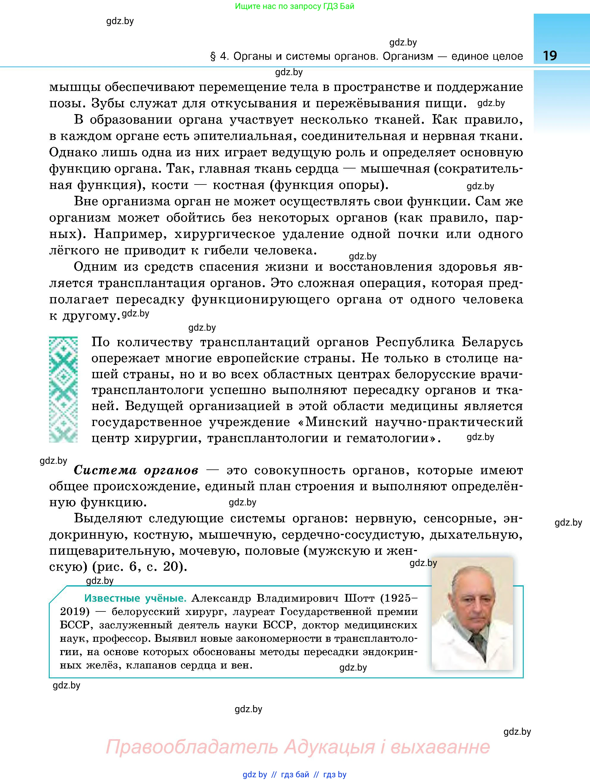 Биология, 9 класс Учебник, авторы: Борисов Олег Леонидович, Антипенко Алеся Анатольевна, Рогожников Олег Николаевич, издательство Адукацыя i выхаванне, Минск, 2025, бирюзового цвета, страница 19