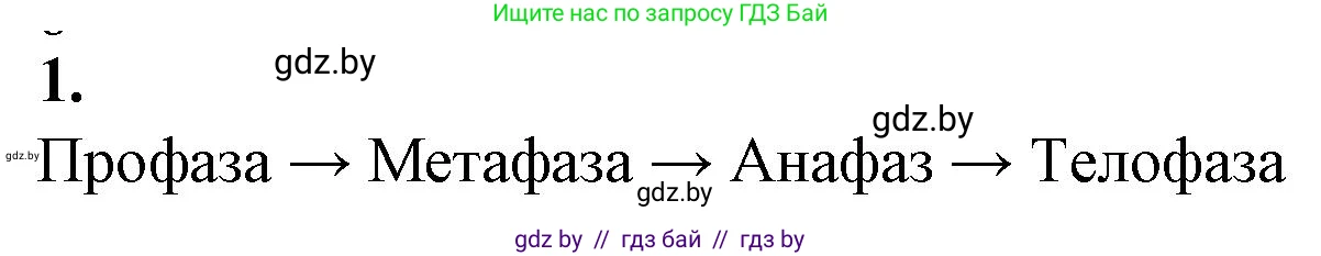 Биология, 11 класс рабочая тетрадь, авторы: Дашков Максим Леонидович, Головач Алексей Михайлович, издательство Аверсэв, Минск, 2021, жёлтого цвета, страница 39, номер 1, Решение