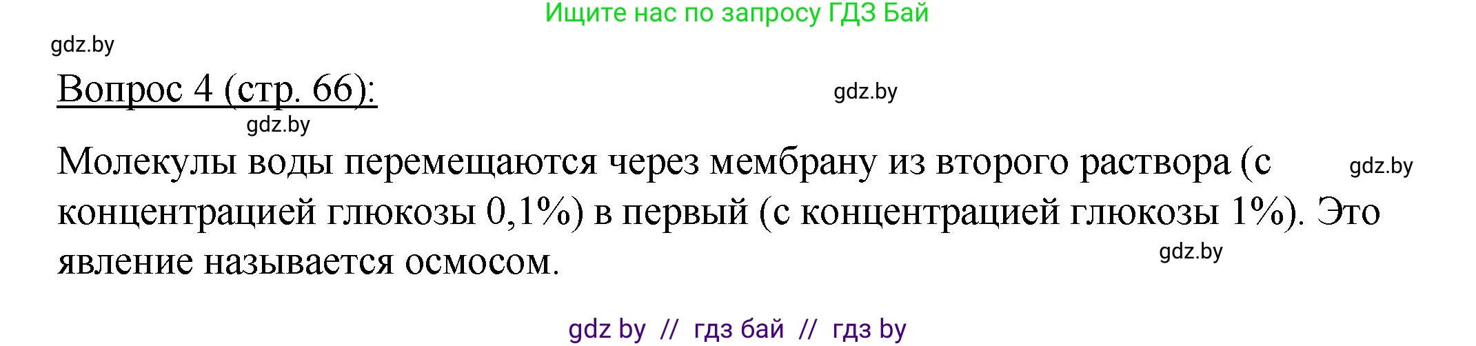 Биология, 11 класс Учебник, авторы: Дашков Максим Леонидович, Песнякевич Александр Георгиевич, Головач Алексей Михайлович, издательство Народная асвета, Минск, 2021, голубого цвета, страница 66, номер 4, Решение