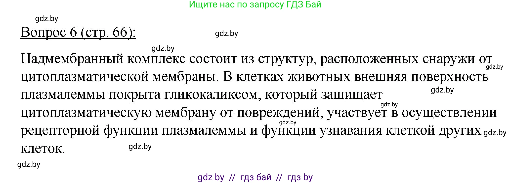 Биология, 11 класс Учебник, авторы: Дашков Максим Леонидович, Песнякевич Александр Георгиевич, Головач Алексей Михайлович, издательство Народная асвета, Минск, 2021, голубого цвета, страница 66, номер 6, Решение