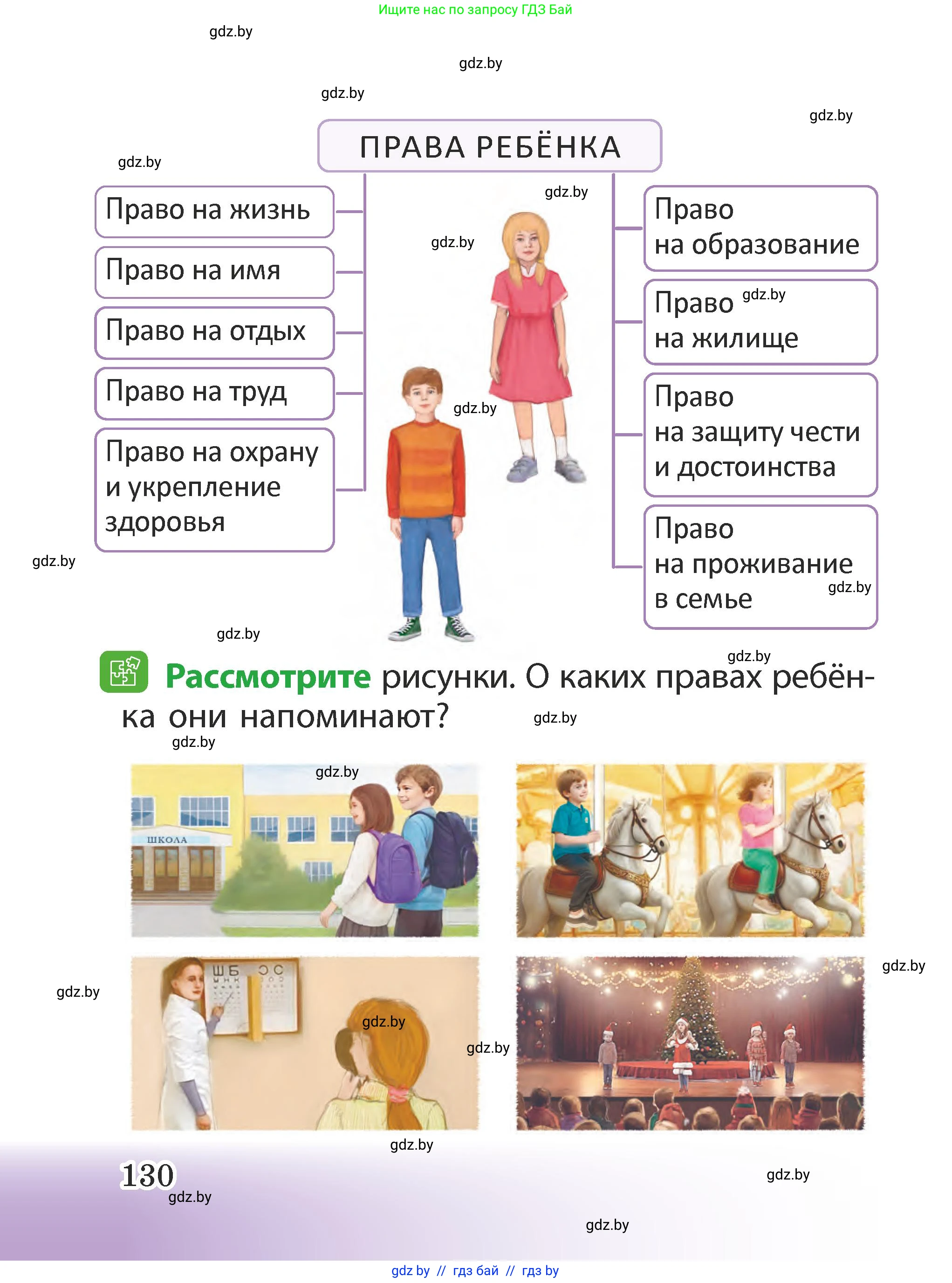 Человек и мир, 2 класс Учебник, авторы: Трафимова Галина Владимировна, Трафимов Сергей Анатольевич, издательство Академия образования, Минск, 2024, страница 130