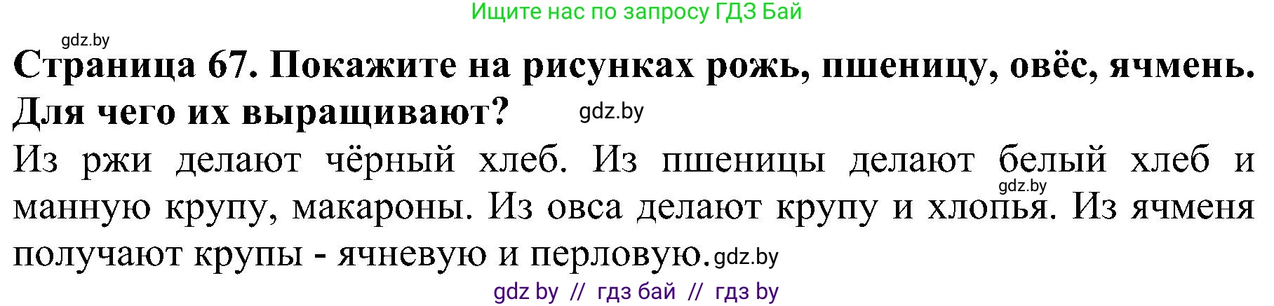 Человек и мир, 2 класс Учебник, авторы: Трафимова Галина Владимировна, Трафимов Сергей Анатольевич, издательство Академия образования, Минск, 2024, страница 67, номер 5, Решение