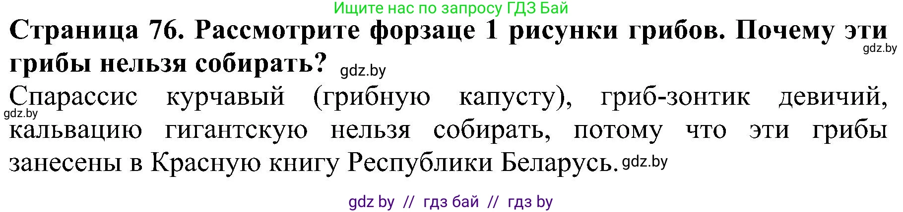 Человек и мир, 2 класс Учебник, авторы: Трафимова Галина Владимировна, Трафимов Сергей Анатольевич, издательство Академия образования, Минск, 2024, страница 76, номер 5, Решение