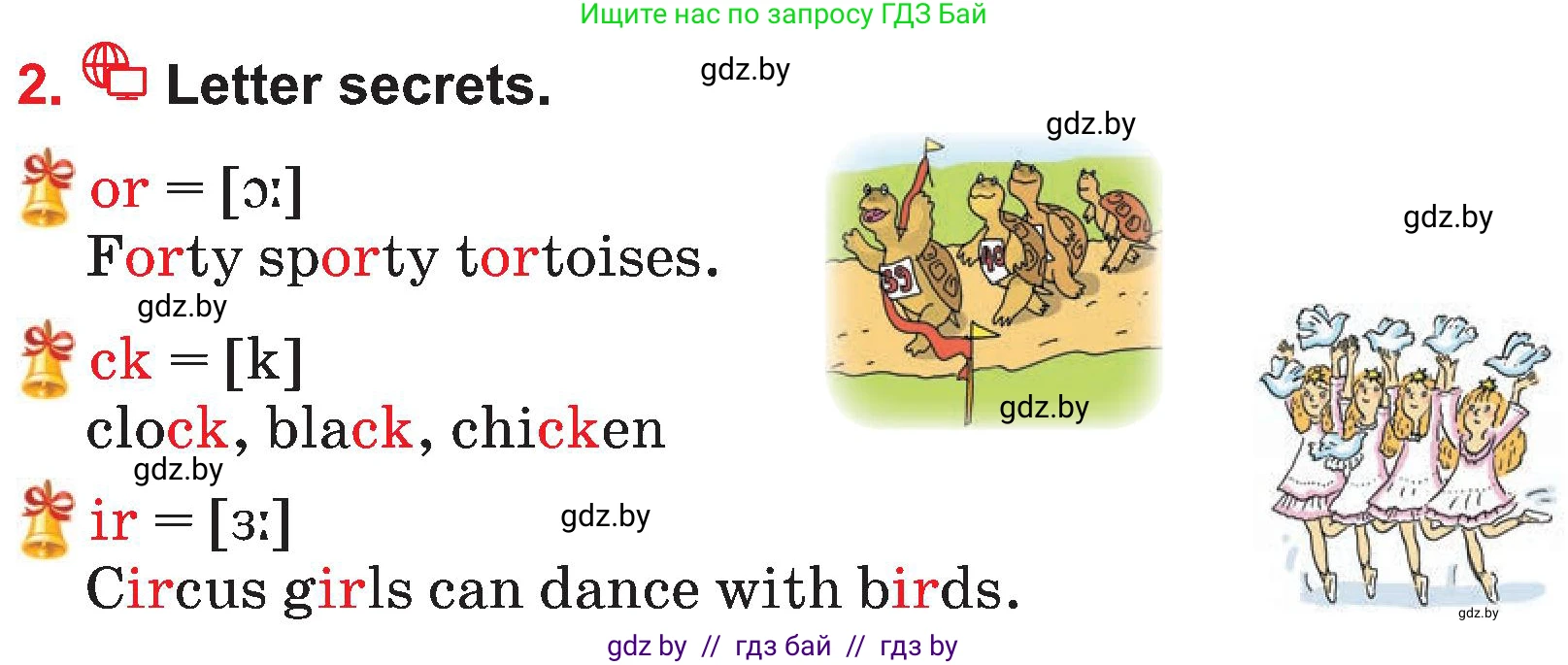 Английский язык (english), 4 класс Учебник (Student's book), авторы: Лапицкая Людмила Михайловна (Lapitskaya Ludmila), Седунова Наталья Михайловна (Sedunova Natalia), издательство Адукацыя i выхаванне, Минск, 2024, бирюзового цвета, Часть ( Part) 1, страница 65, номер 2, Условие