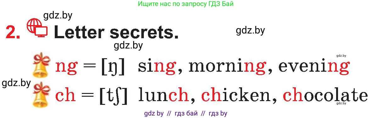 Английский язык (english), 4 класс Учебник (Student's book), авторы: Лапицкая Людмила Михайловна (Lapitskaya Ludmila), Седунова Наталья Михайловна (Sedunova Natalia), издательство Адукацыя i выхаванне, Минск, 2024, бирюзового цвета, Часть ( Part) 1, страница 71, номер 2, Условие