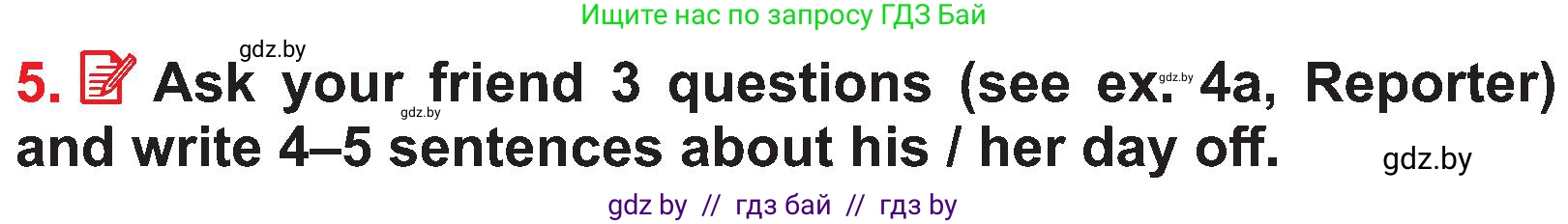 Английский язык (english), 4 класс Учебник (Student's book), авторы: Лапицкая Людмила Михайловна (Lapitskaya Ludmila), Седунова Наталья Михайловна (Sedunova Natalia), издательство Адукацыя i выхаванне, Минск, 2024, бирюзового цвета, Часть ( Part) 1, страница 100, номер 5, Условие
