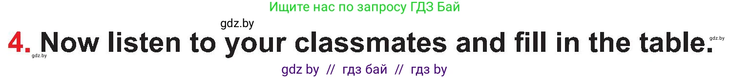Английский язык (english), 4 класс Учебник (Student's book), авторы: Лапицкая Людмила Михайловна (Lapitskaya Ludmila), Седунова Наталья Михайловна (Sedunova Natalia), издательство Адукацыя i выхаванне, Минск, 2024, бирюзового цвета, Часть ( Part) 2, страница 48, номер 4, Условие