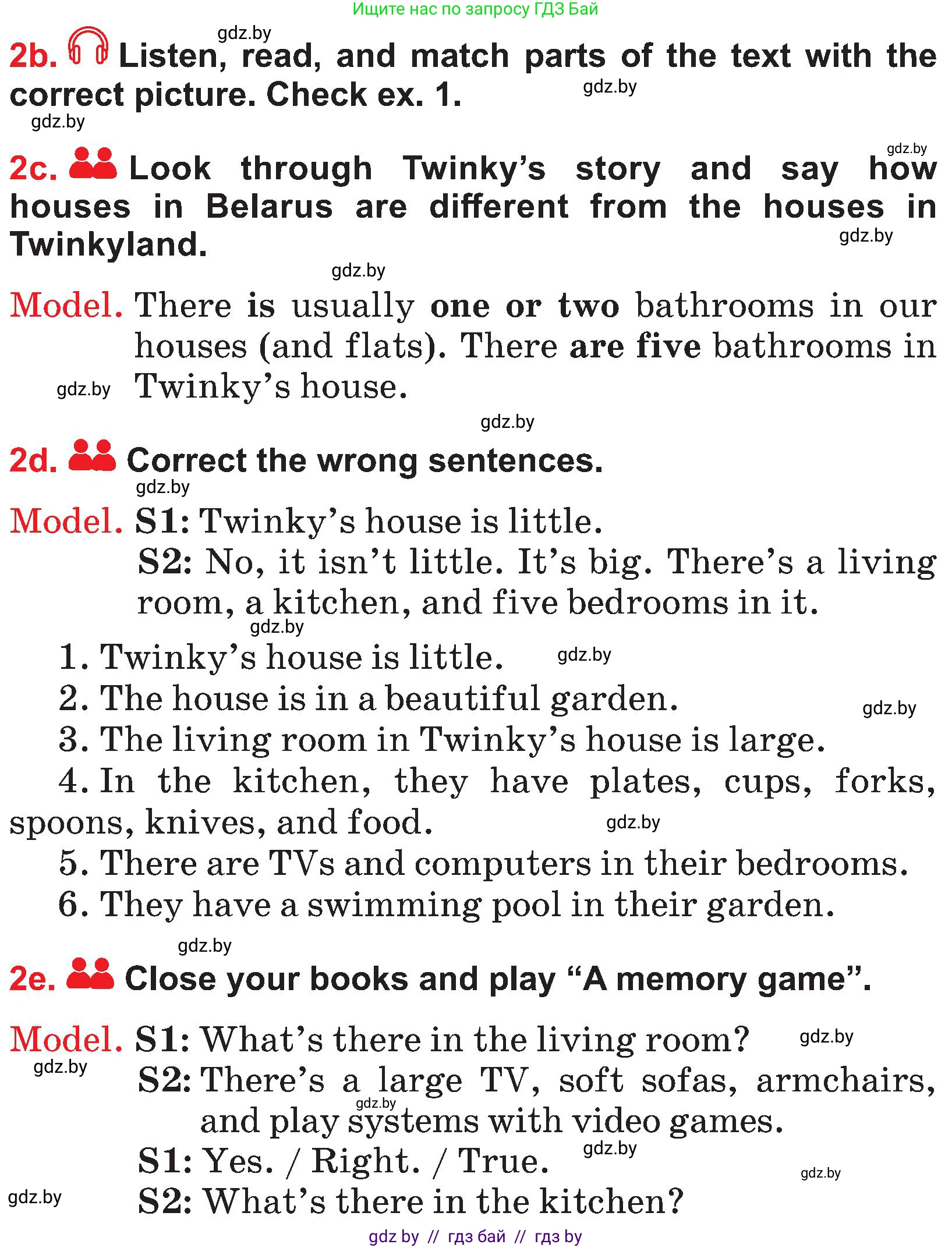 Английский язык (english), 4 класс Учебник (Student's book), авторы: Лапицкая Людмила Михайловна (Lapitskaya Ludmila), Седунова Наталья Михайловна (Sedunova Natalia), издательство Адукацыя i выхаванне, Минск, 2024, бирюзового цвета, Часть ( Part) 2, страница 39, номер 2, Условие (продолжение 2)