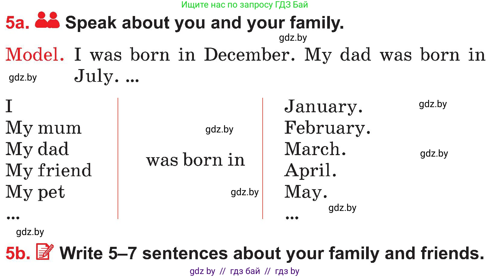 Английский язык (english), 4 класс Учебник (Student's book), авторы: Лапицкая Людмила Михайловна (Lapitskaya Ludmila), Седунова Наталья Михайловна (Sedunova Natalia), издательство Адукацыя i выхаванне, Минск, 2024, бирюзового цвета, Часть ( Part) 2, страница 117, номер 5, Условие
