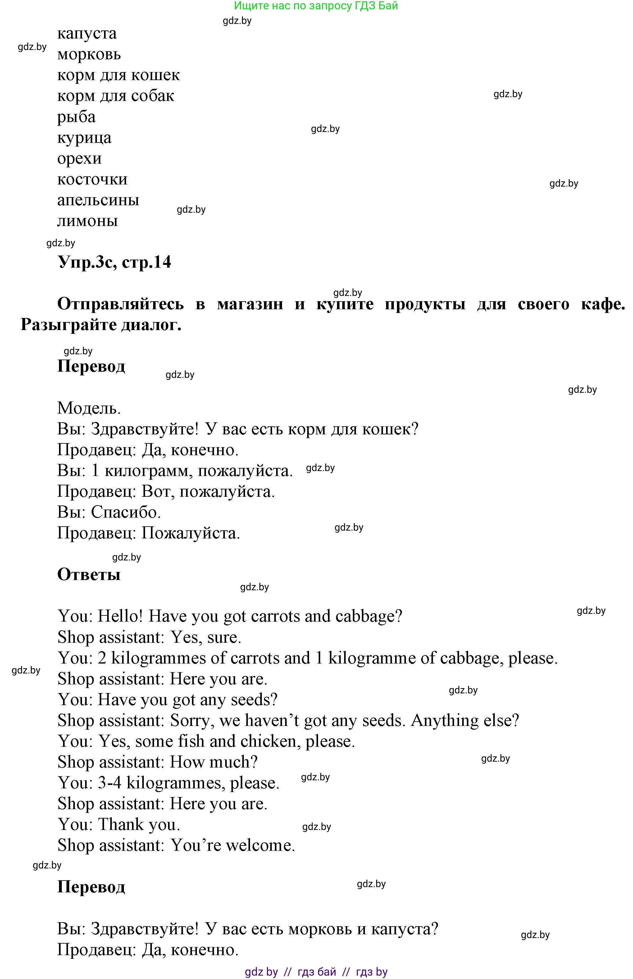 Английский язык (english), 4 класс Учебник (Student's book), авторы: Лапицкая Людмила Михайловна (Lapitskaya Ludmila), Седунова Наталья Михайловна (Sedunova Natalia), издательство Адукацыя i выхаванне, Минск, 2024, бирюзового цвета, Часть ( Part) 2, страница 13, номер 3, Решение 1 (продолжение 3)
