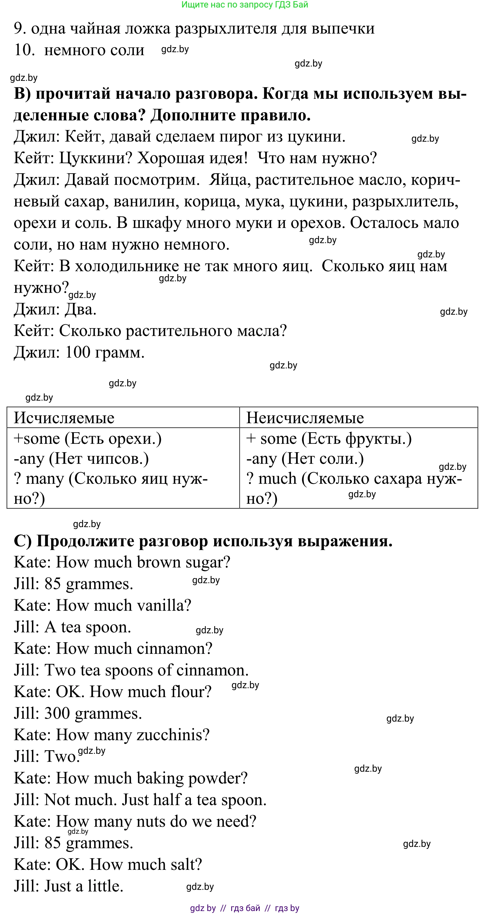 Английский язык (english), 5 класс Учебник, авторы: Демченко Наталья Валентиновна, Севрюкова Татьяна Юрьевна, Наумова Елена Георгиевна, Юхнель Наталья Валентиновна, Лапицкая Людмила Михайловна (Lapitskaya Ludmila), издательство Адукацыя i выхаванне, Минск, 2017, Часть ( Part) 1, страница 138, номер 2, Решение 2 (продолжение 3)