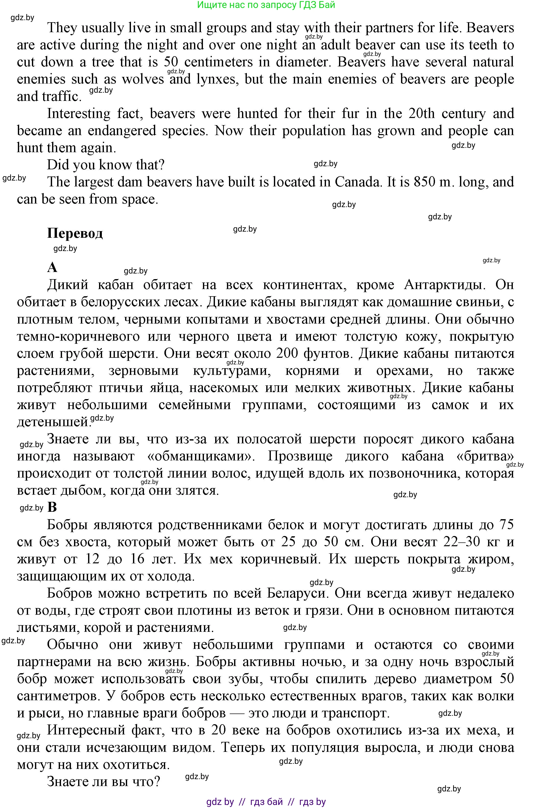 Английский язык (english), 5 класс Учебник, авторы: Демченко Наталья Валентиновна, Севрюкова Татьяна Юрьевна, Наумова Елена Георгиевна, Юхнель Наталья Валентиновна, Лапицкая Людмила Михайловна (Lapitskaya Ludmila), издательство Адукацыя i выхаванне, Минск, 2017, Часть ( Part) 2, страница 61, номер 7, Решение 1 (продолжение 2)
