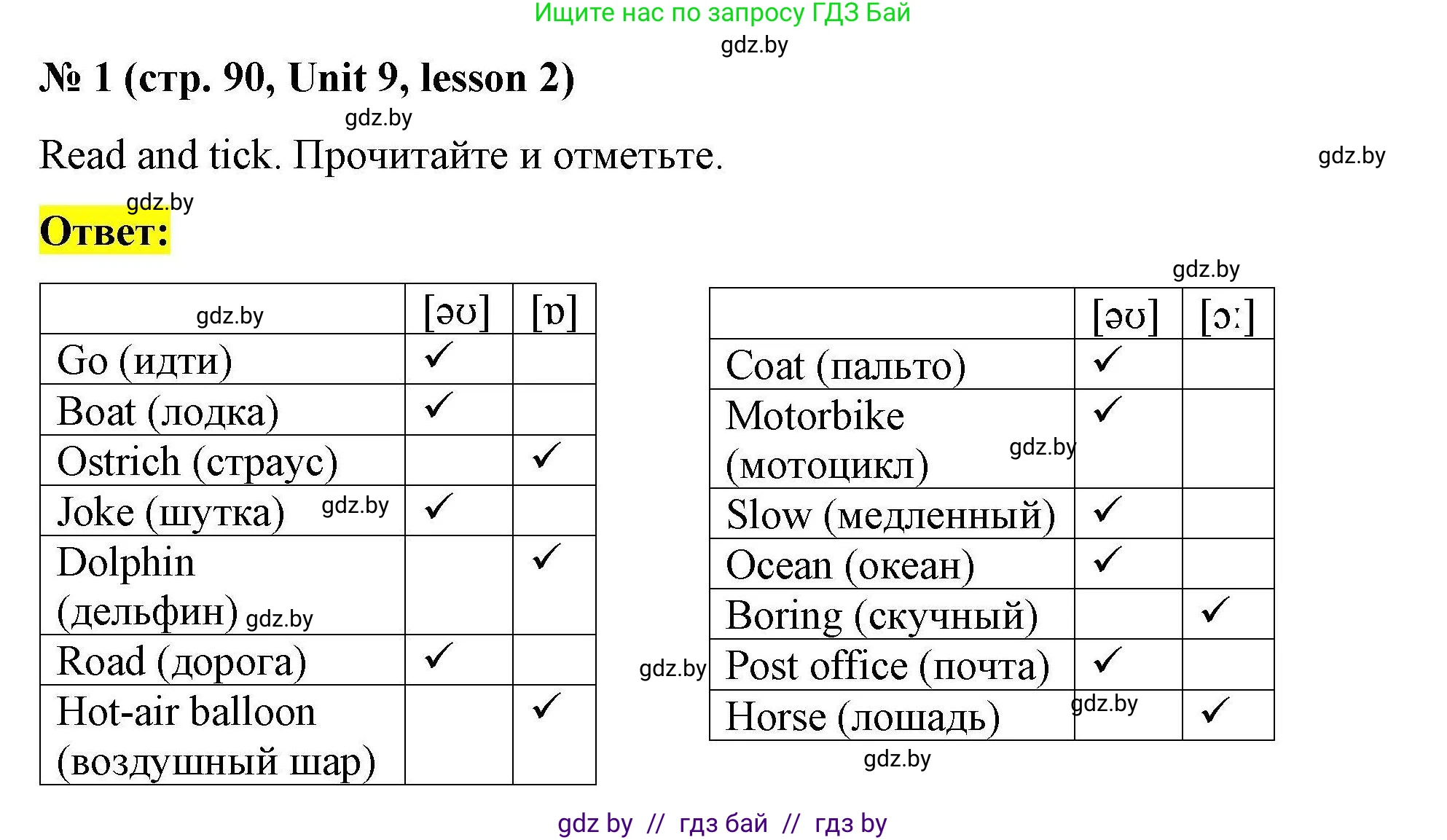 Английский язык (english), 5 класс Рабочая тетрадь (workbook), авторы: Лапицкая Людмила Михайловна (Lapitskaya Ludmila), Калишевич Алла Ивановна, Севрюкова Татьяна Юрьевна, Седунова Наталья Михайловна (Sedunova Natalia), издательство Аверсэв, Минск, 2020, оранжевого цвета, Часть 2, страница 90, номер 1, Решение