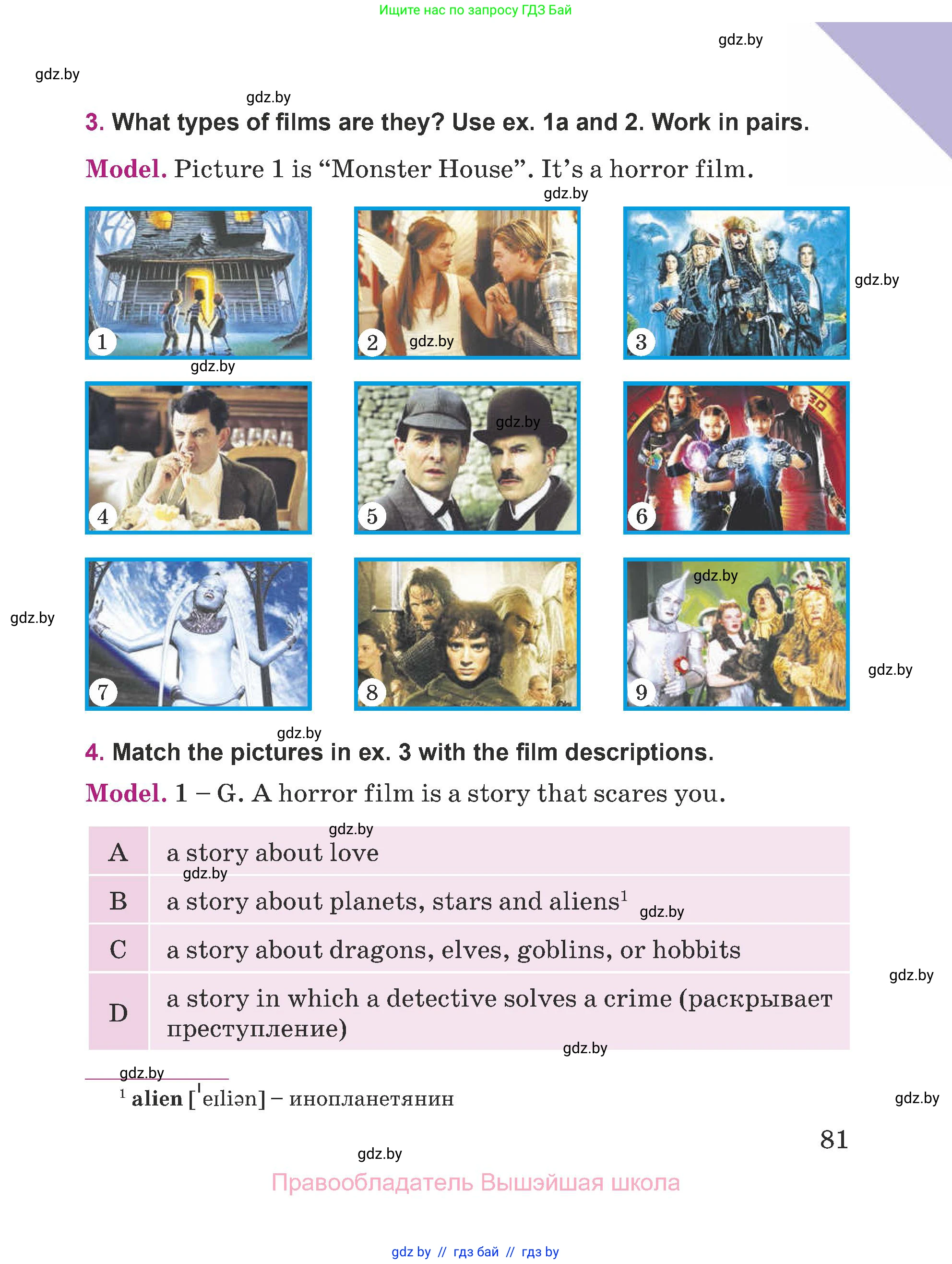 Английский язык (english), 5 класс Учебник (Student's book), авторы: Лапицкая Людмила Михайловна (Lapitskaya Ludmila), Калишевич Алла Ивановна, Севрюкова Татьяна Юрьевна, Седунова Наталья Михайловна (Sedunova Natalia), издательство Вышэйшая школа, Минск, 2020, Часть 1, страница 81