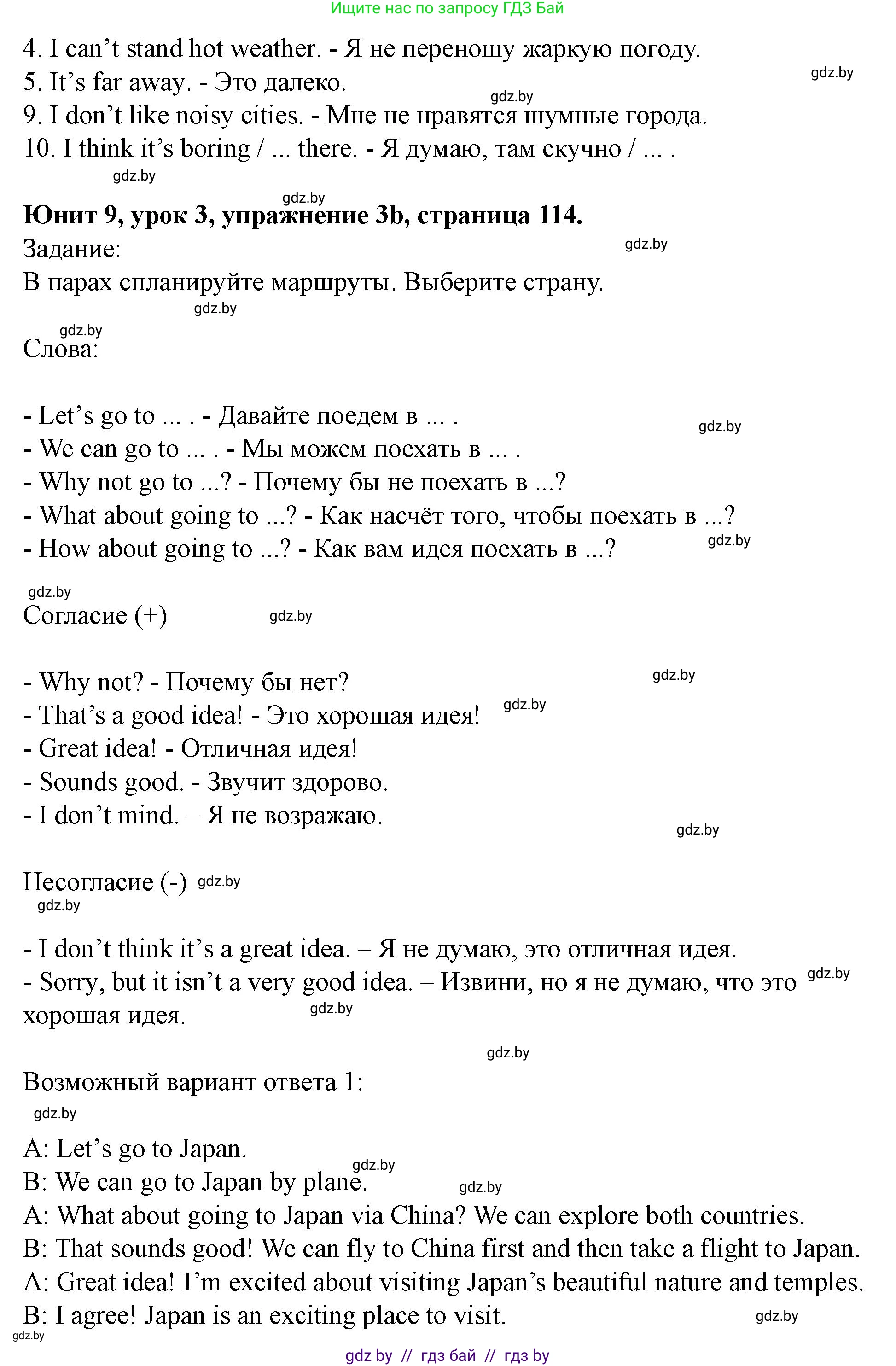 Английский язык (english), 5 класс Учебник (Student's book), авторы: Лапицкая Людмила Михайловна (Lapitskaya Ludmila), Калишевич Алла Ивановна, Севрюкова Татьяна Юрьевна, Седунова Наталья Михайловна (Sedunova Natalia), издательство Вышэйшая школа, Минск, 2020, Часть 2, страница 113, номер 3, Решение 1 (продолжение 2)