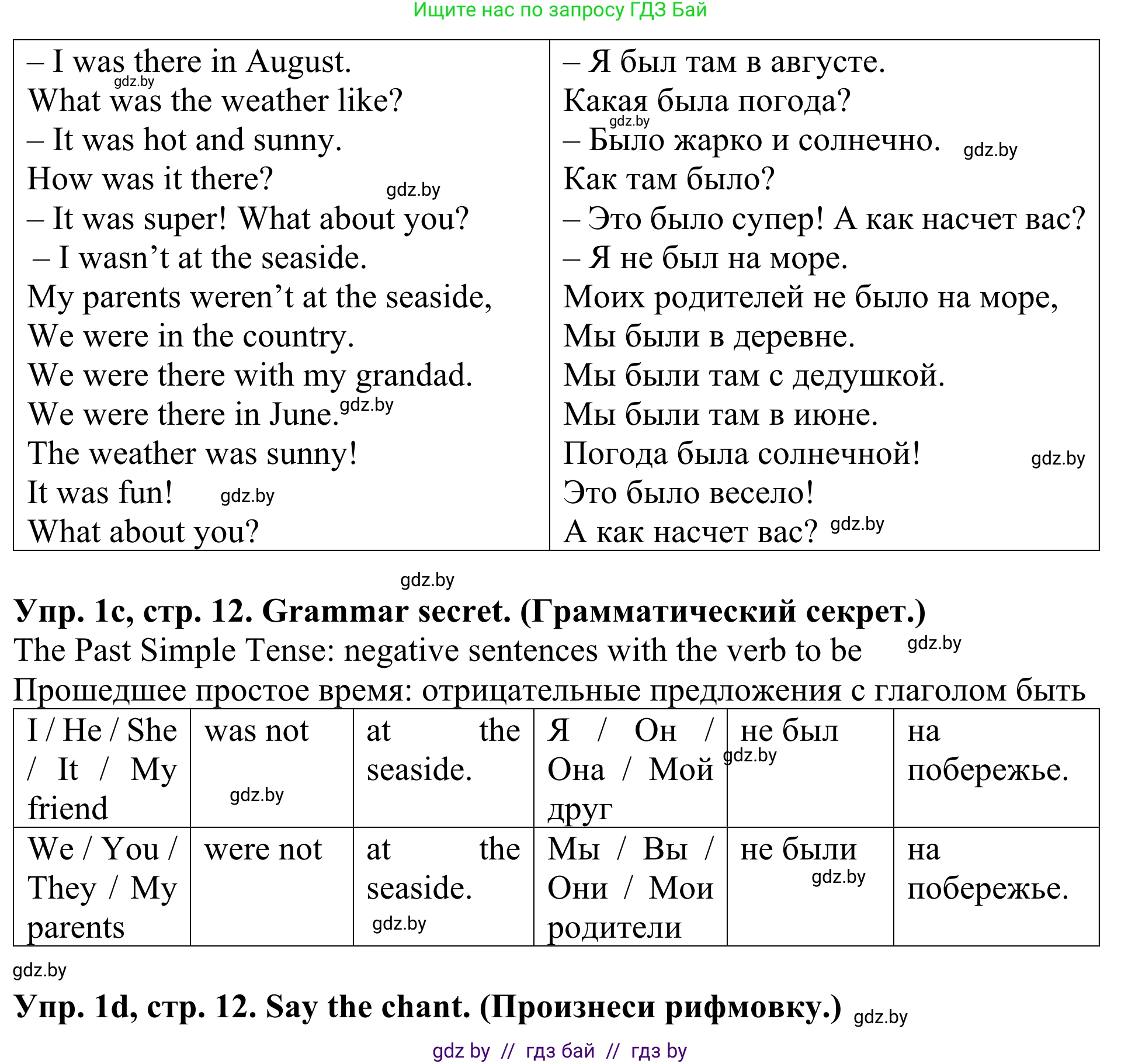 Английский язык (english), 5 класс Учебник (Student's book), авторы: Лапицкая Людмила Михайловна (Lapitskaya Ludmila), Калишевич Алла Ивановна, Севрюкова Татьяна Юрьевна, Седунова Наталья Михайловна (Sedunova Natalia), издательство Вышэйшая школа, Минск, 2020, Часть 1, страница 11, номер 1, Решение 2 (продолжение 2)