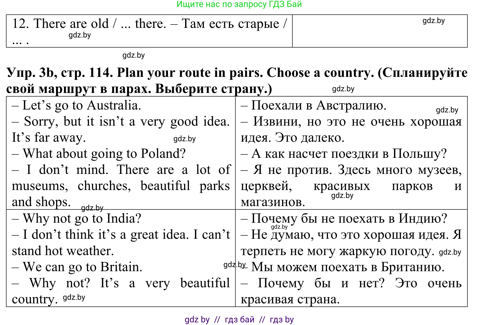 Английский язык (english), 5 класс Учебник (Student's book), авторы: Лапицкая Людмила Михайловна (Lapitskaya Ludmila), Калишевич Алла Ивановна, Севрюкова Татьяна Юрьевна, Седунова Наталья Михайловна (Sedunova Natalia), издательство Вышэйшая школа, Минск, 2020, Часть 2, страница 113, номер 3, Решение 2 (продолжение 2)