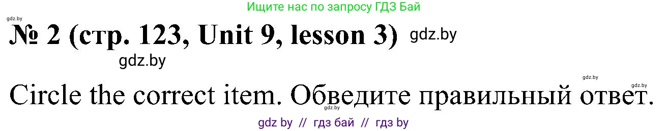 Английский язык (english), 5 класс практикум по грамматике (grammar), автор: Севрюкова Татьяна Юрьевна, издательство Аверсэв, Минск, 2023, оранжевого цвета, страница 123, номер 2, Решение