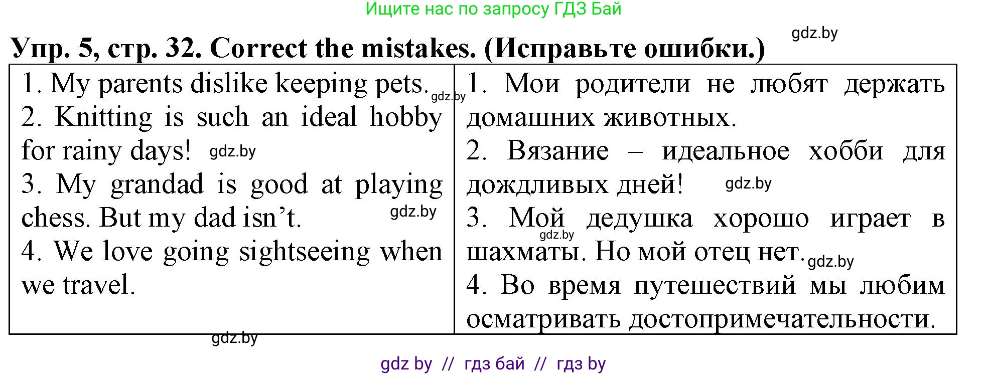 Английский язык (english), 6 класс тесты (test book), авторы: Севрюкова Татьяна Юрьевна, Калишевич Алла Ивановна, издательство Аверсэв, Минск, 2022, оранжевого цвета, страница 32, номер 5, Решение