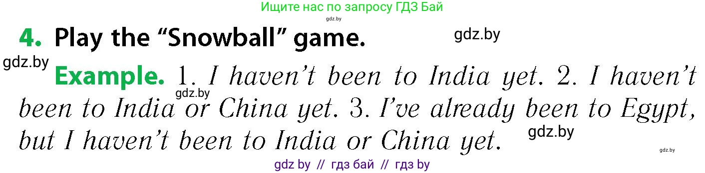 Английский язык (english), 6 класс Учебник, авторы: Юхнель Наталья Валентиновна, Наумова Елена Георгиевна, Малиновская Елена Александровна, издательство Адукацыя i выхаванне, Минск, 2021, страница 34, номер 4, Условие