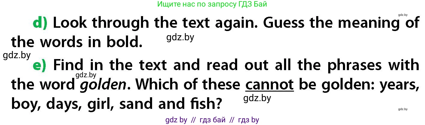 Английский язык (english), 6 класс Учебник, авторы: Юхнель Наталья Валентиновна, Наумова Елена Георгиевна, Малиновская Елена Александровна, издательство Адукацыя i выхаванне, Минск, 2021, страница 96, номер 2, Условие (продолжение 3)