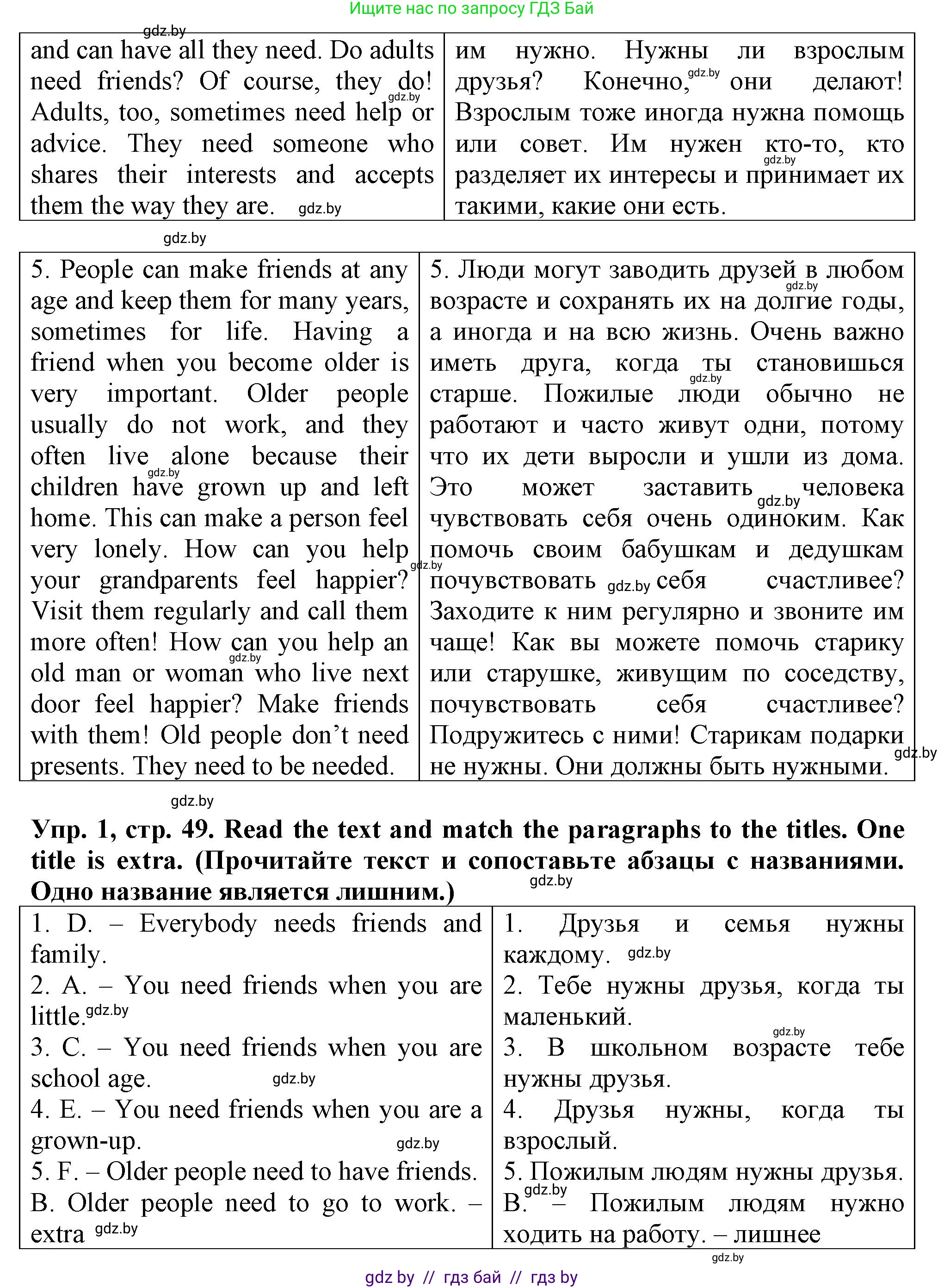 Английский язык (english), 7 класс тесты (test book), авторы: Севрюкова Татьяна Юрьевна, Калишевич Алла Ивановна, издательство Аверсэв, Минск, 2022, зелёного цвета, страница 49, номер 1, Решение 2 (продолжение 2)
