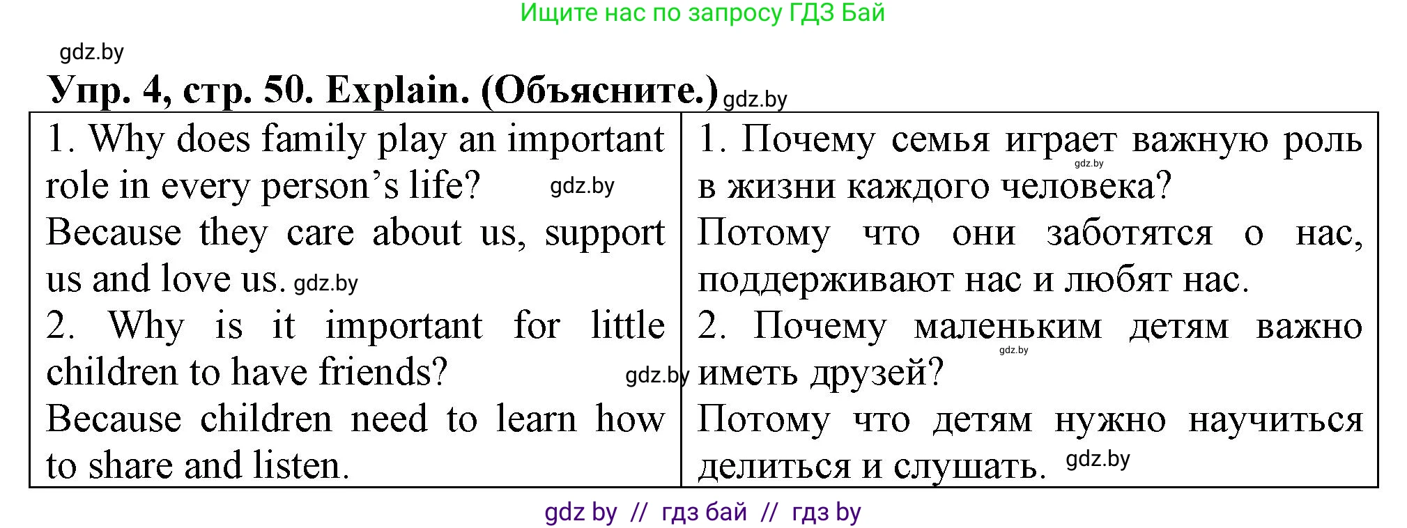 Английский язык (english), 7 класс тесты (test book), авторы: Севрюкова Татьяна Юрьевна, Калишевич Алла Ивановна, издательство Аверсэв, Минск, 2022, зелёного цвета, страница 50, номер 4, Решение 2