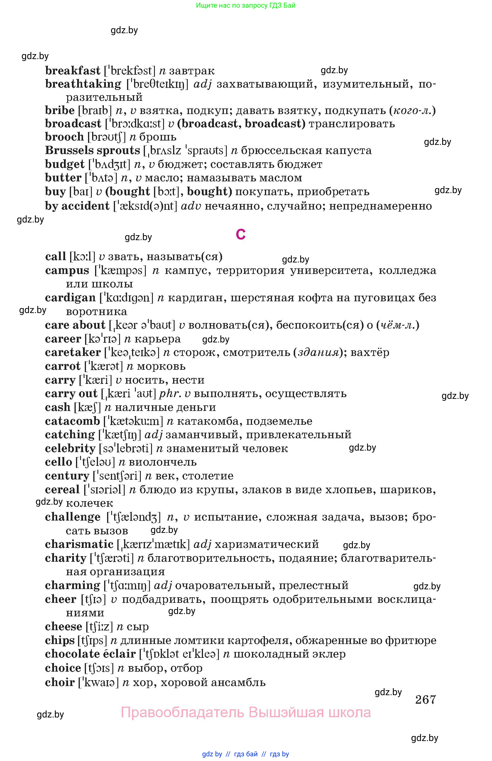 Английский язык (english), 8 класс Учебник, авторы: Лапицкая Людмила Михайловна (Lapitskaya Ludmila), Демченко Наталья Валентиновна, Калишевич Алла Ивановна, Юхнель Наталья Валентиновна, Волков Андрей Валерьевич, Севрюкова Татьяна Юрьевна, издательство Вышэйшая школа, Минск, 2021, бирюзового цвета, страница 267