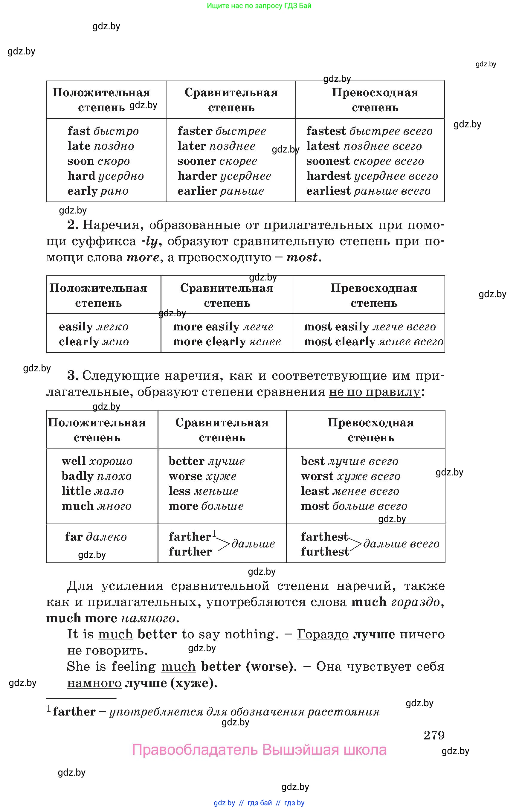 Английский язык (english), 9 класс Учебник (Student's book), авторы: Лапицкая Людмила Михайловна (Lapitskaya Ludmila), Демченко Наталья Валентиновна, Волков Андрей Валерьевич, Калишевич Алла Ивановна, Севрюкова Татьяна Юрьевна, Юхнель Наталья Валентиновна, издательство Вышэйшая школа, Минск, 2018, страница 279