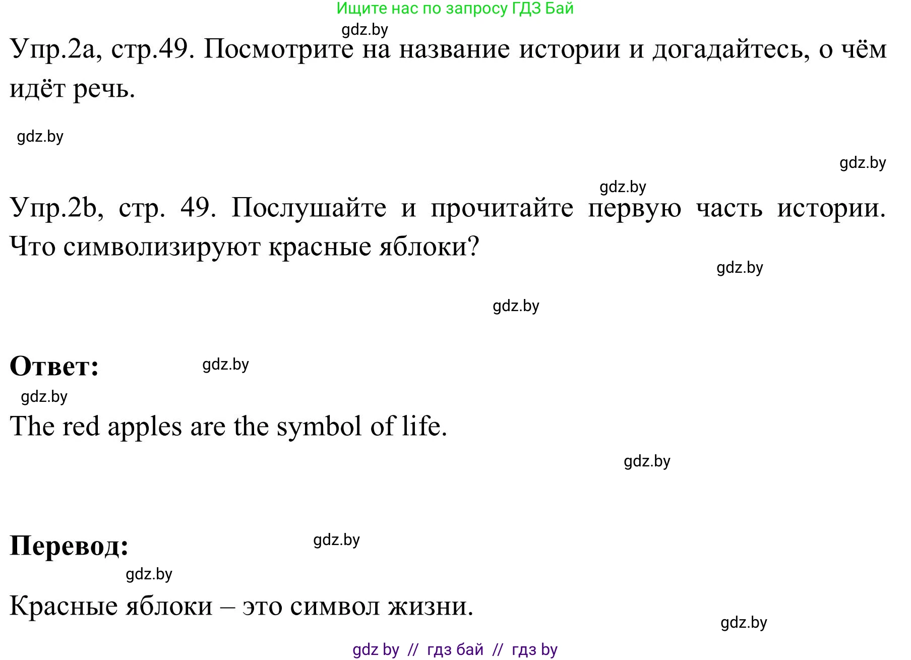 Английский язык (english), 9 класс Учебник (Student's book), авторы: Лапицкая Людмила Михайловна (Lapitskaya Ludmila), Демченко Наталья Валентиновна, Волков Андрей Валерьевич, Калишевич Алла Ивановна, Севрюкова Татьяна Юрьевна, Юхнель Наталья Валентиновна, издательство Вышэйшая школа, Минск, 2018, страница 49, номер 2, Решение 2