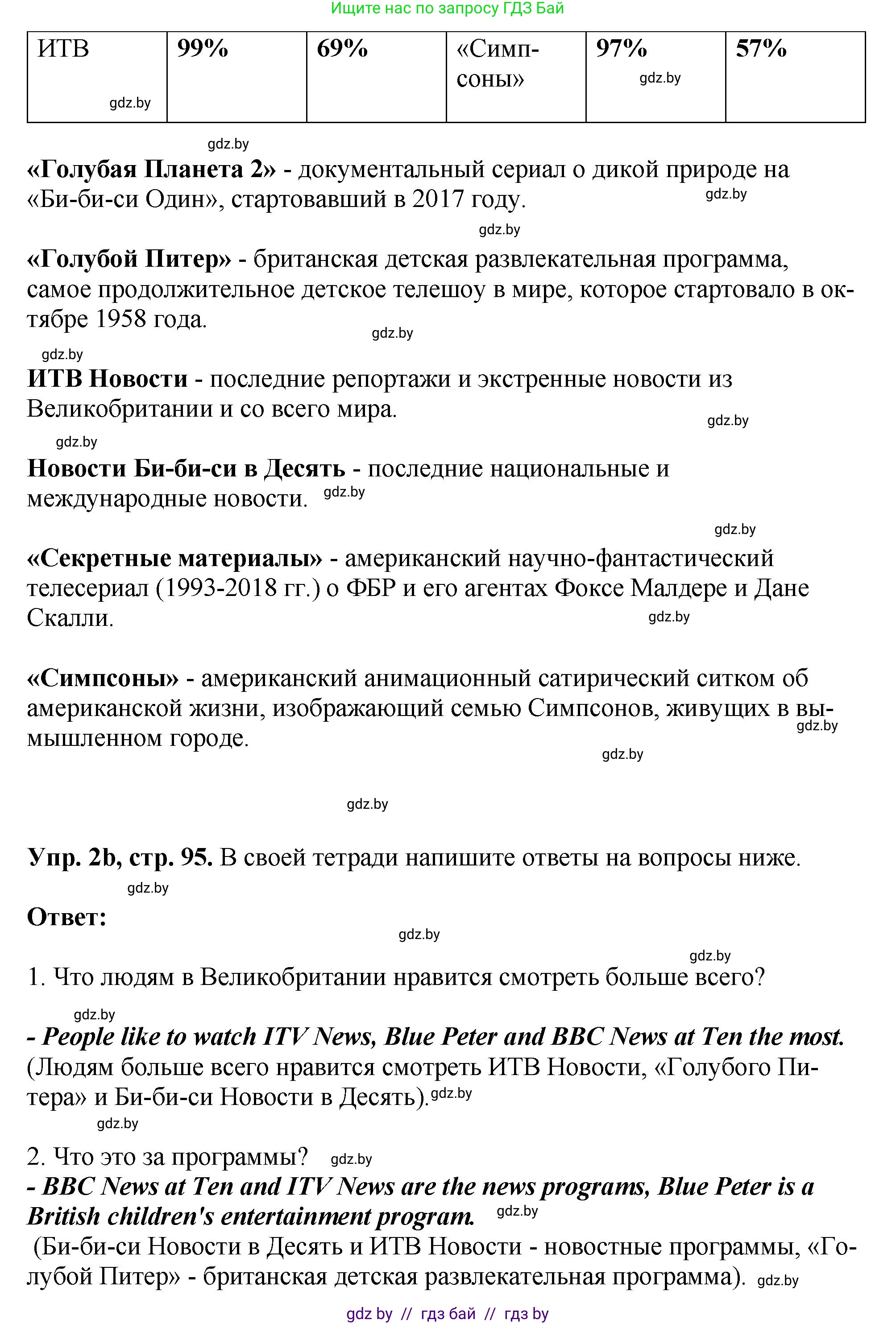 Английский язык (english), 10 класс рабочая тетрадь (activity book), авторы: Демченко Наталья Валентиновна, Бушуева Эдите Владиславовна, Юхнель Наталья Валентиновна, Севрюкова Татьяна Юрьевна, Лапицкая Людмила Михайловна (Lapitskaya Ludmila), издательство Аверсэв, Минск, 2022, голубого цвета, Часть ( Part) 2, страница 95, номер 2, Решение (продолжение 2)