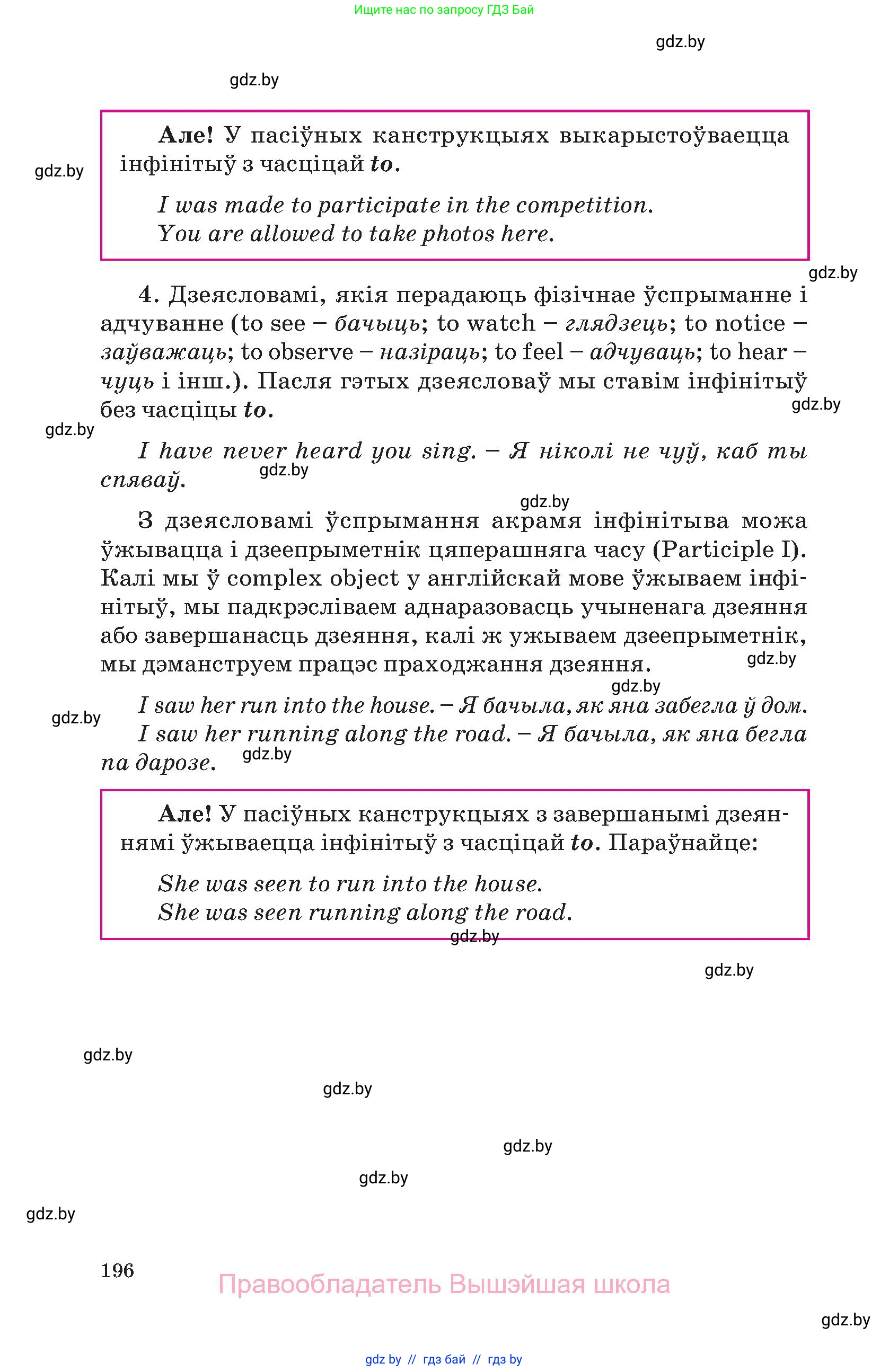 Английский язык (english), 10 класс Учебник (Student's book), авторы: Демченко Наталья Валентиновна, Юхнель Наталья Валентиновна, Севрюкова Татьяна Юрьевна, Бушуева Эдите Владиславовна, Лапицкая Людмила Михайловна (Lapitskaya Ludmila), издательство Вышэйшая школа, Минск, 2021, голубого цвета, страница 196