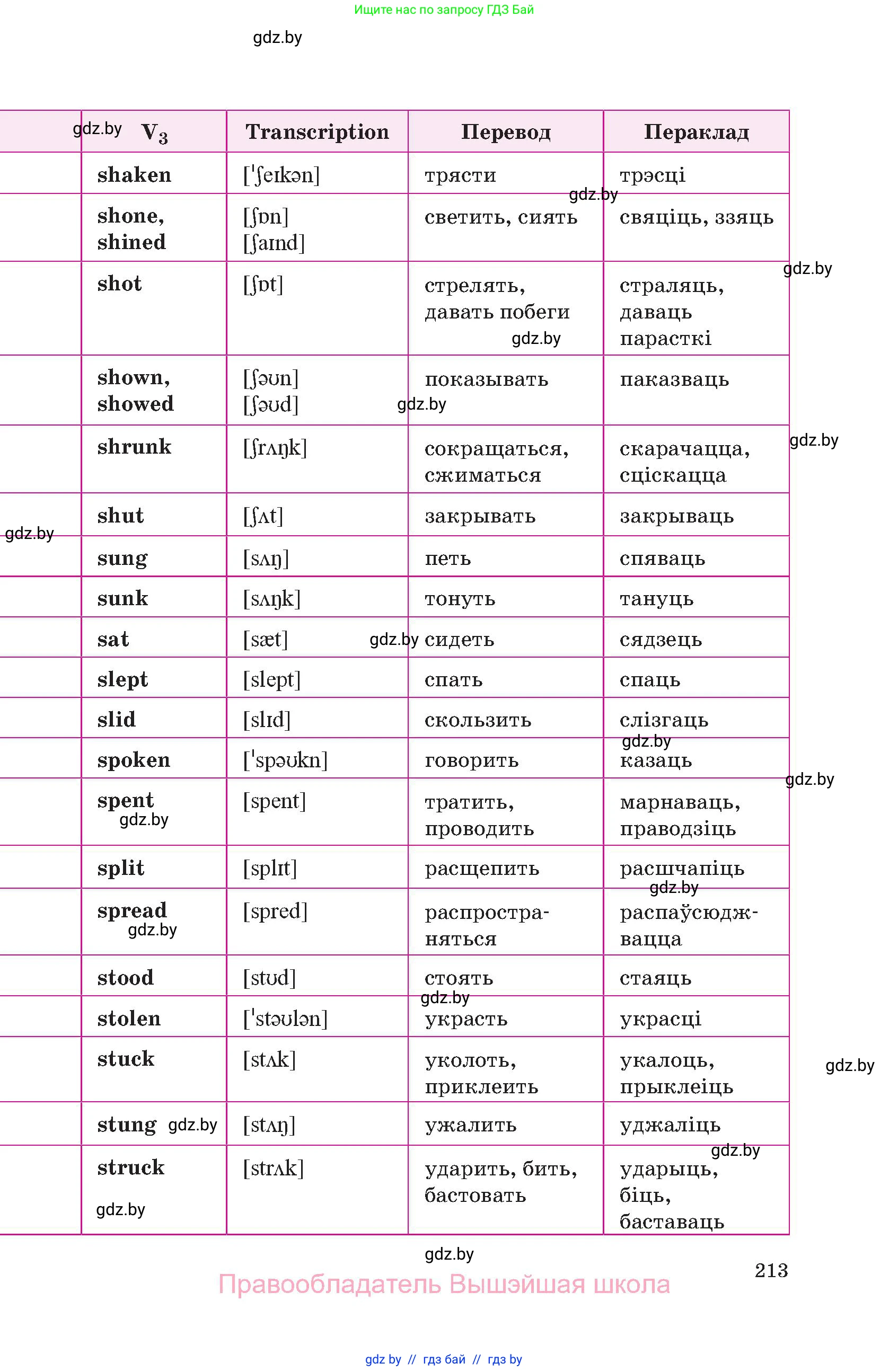Английский язык (english), 10 класс Учебник (Student's book), авторы: Демченко Наталья Валентиновна, Юхнель Наталья Валентиновна, Севрюкова Татьяна Юрьевна, Бушуева Эдите Владиславовна, Лапицкая Людмила Михайловна (Lapitskaya Ludmila), издательство Вышэйшая школа, Минск, 2021, голубого цвета, страница 213