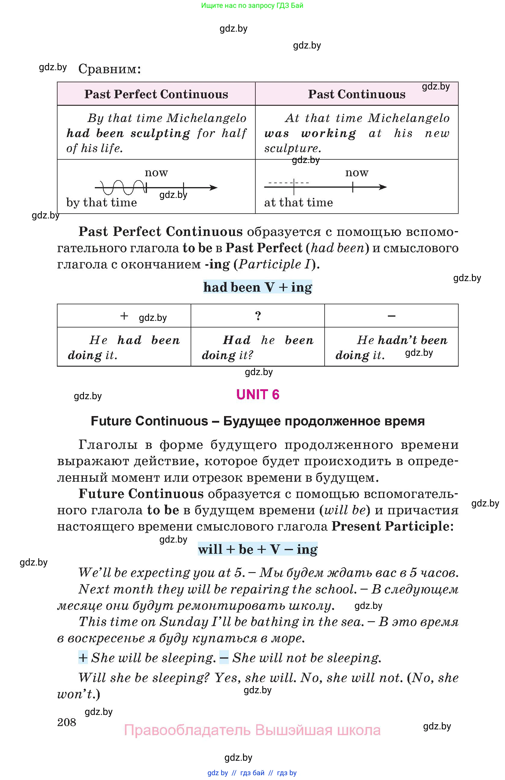 Английский язык (english), 10 класс Учебник (Student's book), авторы: Демченко Наталья Валентиновна, Юхнель Наталья Валентиновна, Севрюкова Татьяна Юрьевна, Бушуева Эдите Владиславовна, Лапицкая Людмила Михайловна (Lapitskaya Ludmila), издательство Вышэйшая школа, Минск, 2021, голубого цвета, страница 208