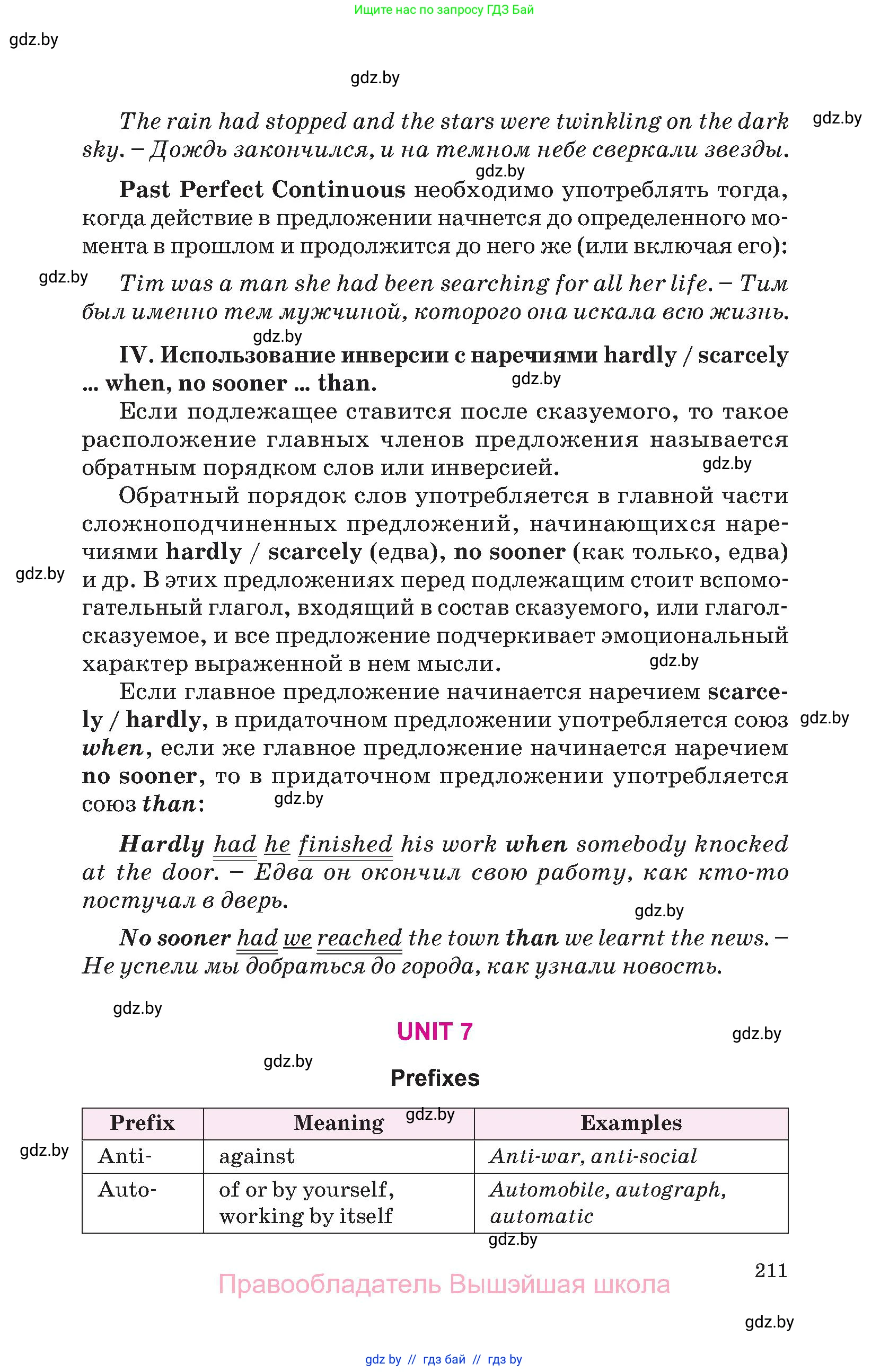 Английский язык (english), 10 класс Учебник (Student's book), авторы: Демченко Наталья Валентиновна, Юхнель Наталья Валентиновна, Севрюкова Татьяна Юрьевна, Бушуева Эдите Владиславовна, Лапицкая Людмила Михайловна (Lapitskaya Ludmila), издательство Вышэйшая школа, Минск, 2021, голубого цвета, страница 211